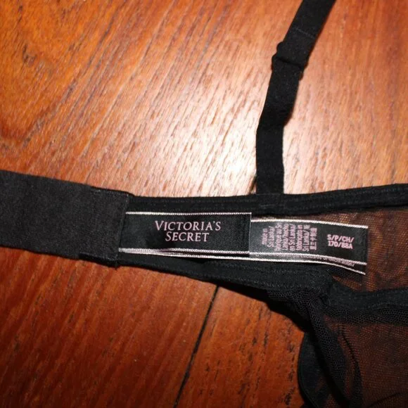 Victoria’s Secret Black Lace Bodysuit with Rhinestones - Picture 3 of 3